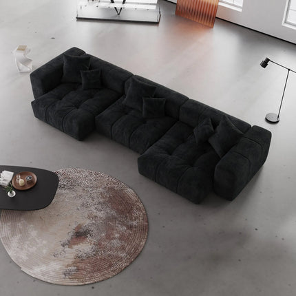 Solenza Elysian | 144" Modular 3-Seater | Extra-Wide Armrests | Washable Sofa