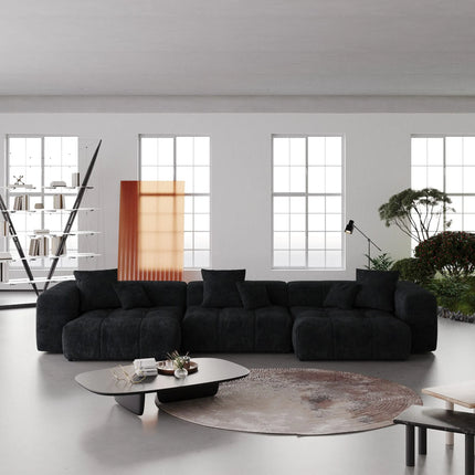 Solenza Elysian | 144" Modular 3-Seater | Extra-Wide Armrests | Washable Sofa