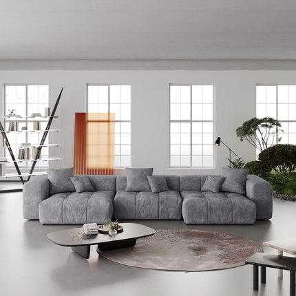 Solenza Elysian | 144" Modular 3-Seater | Extra-Wide Armrests | Washable Sofa