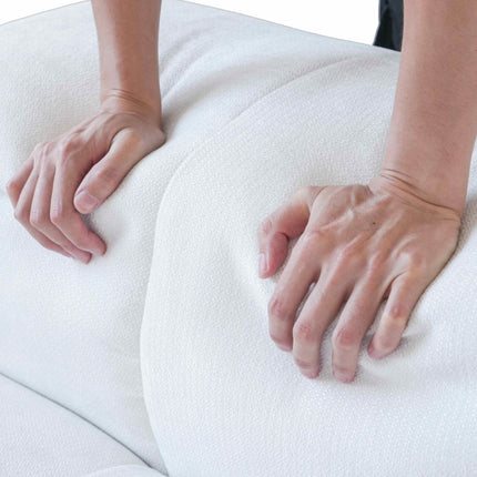 Solenza Elysian | 184" XL Modular 4-Seater Deep Seat Chaise | Washable Linen Sofa