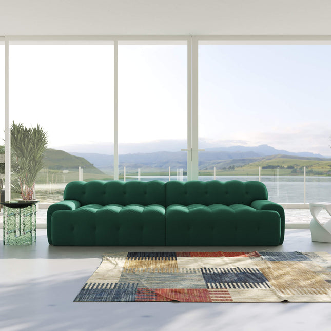 Solenza Bubble Horizon | 102" 4 Seater 3D-Knitted Sectional Sofa