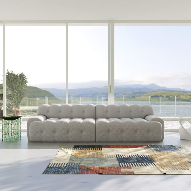 Solenza Bubble Horizon | 102" 4 Seater 3D-Knitted Sectional Sofa