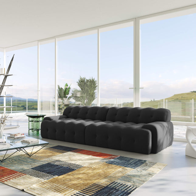 Solenza Bubble Horizon | 102" 4 Seater 3D-Knitted Sectional Sofa