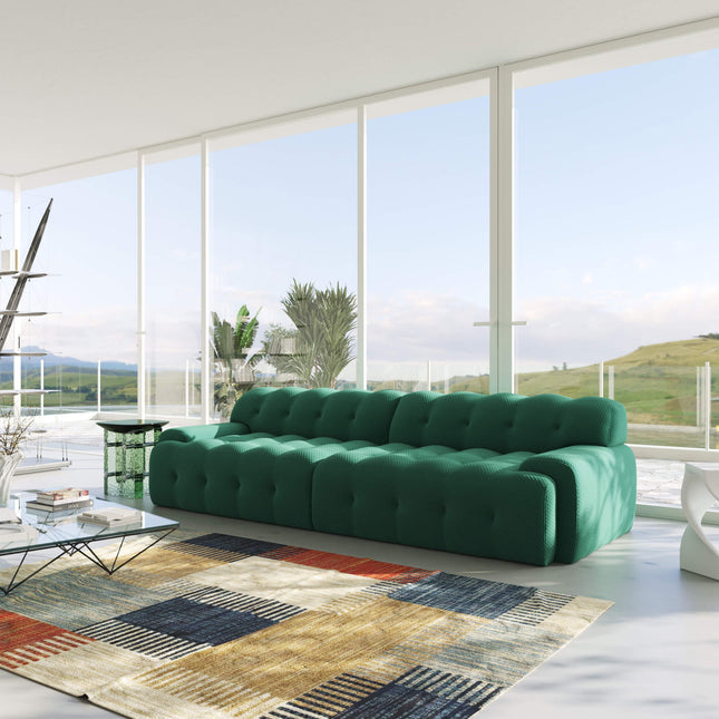 Solenza Bubble Horizon | 102" 4 Seater 3D-Knitted Sectional Sofa