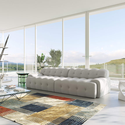 Solenza Bubble Horizon | 102" 4 Seater 3D-Knitted Sectional Sofa