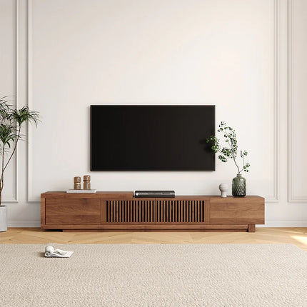 Luminoso Luxury Walnut Extendable TV Stand