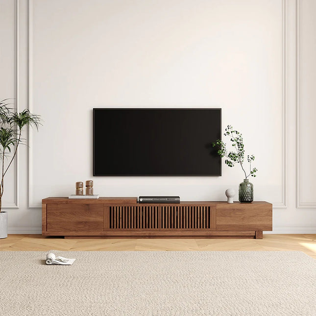 Luminoso Luxury Walnut Extendable TV Stand