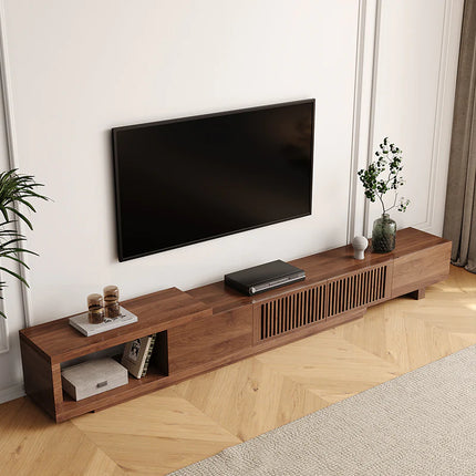 Luminoso Luxury Walnut Extendable TV Stand