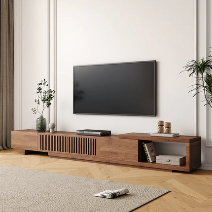 Luminoso Luxury Walnut Extendable TV Stand