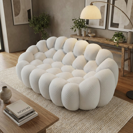 Solenza Bubble | 2-Seat Modular Loveseat | 3D-Knitted Fabric