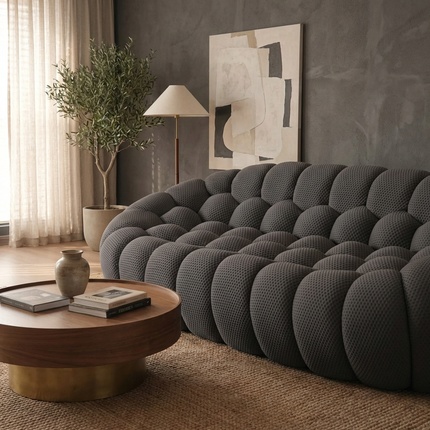 Solenza Bubble | 2-Seat Modular Loveseat | 3D-Knitted Fabric