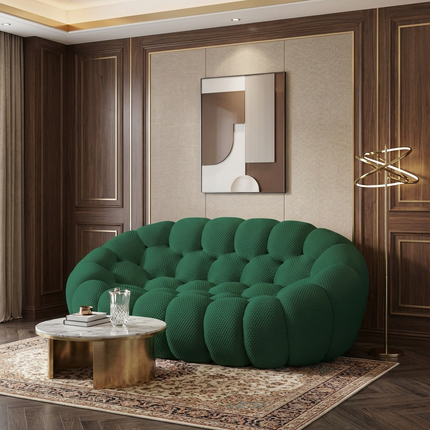 Solenza Bubble | 2-Seat Modular Loveseat | 3D-Knitted Fabric