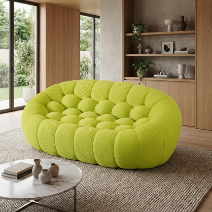 Solenza Bubble | 2-Seat Modular Loveseat | 3D-Knitted Fabric