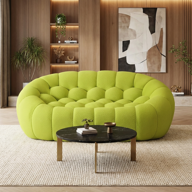 Solenza Bubble | 2-Seat Modular Loveseat | 3D-Knitted Fabric