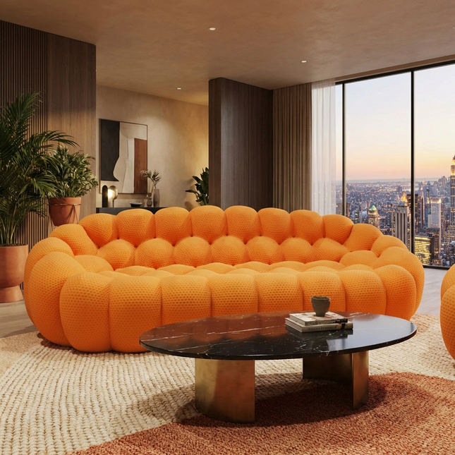 Solenza Bubble | 3-Seat Modular Sofa | 3D-Knitted Fabric