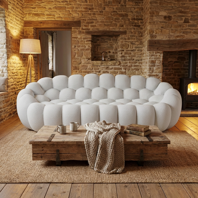 Solenza Bubble | 3-Seat Modular Sofa | 3D-Knitted Fabric