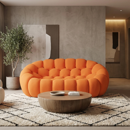 Solenza Bubble | 3-Seater + Loveseat + Chair + Ottoman | 3D-Knitted