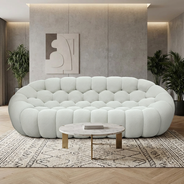 Solenza Bubble | 3-Seater + Loveseat + Chair + Ottoman | 3D-Knitted