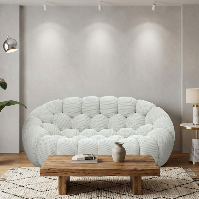 Solenza Bubble | 3-Seater + Loveseat + Chair + Ottoman | 3D-Knitted