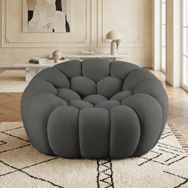 Solenza Bubble | 3-Seater + Loveseat + Chair + Ottoman | 3D-Knitted