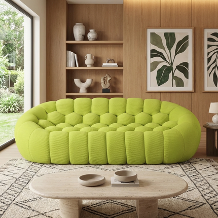 Solenza Bubble | 3-Seater + Loveseat + Chair + Ottoman | 3D-Knitted