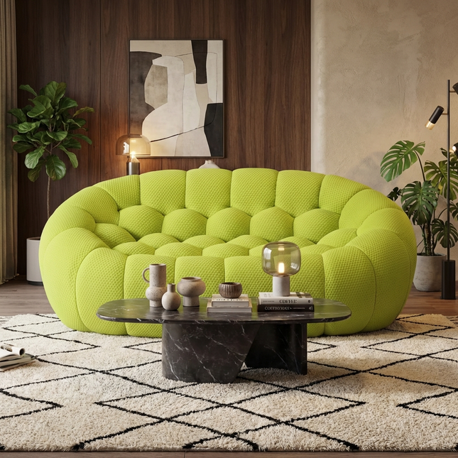 Solenza Bubble | 3-Seater + Loveseat + Chair + Ottoman | 3D-Knitted