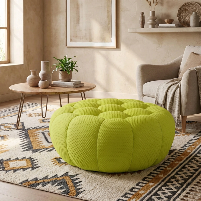 Solenza Bubble | 3-Seater + Loveseat + Chair + Ottoman | 3D-Knitted