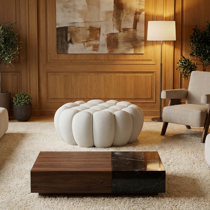 Solenza Bubble | Modular Ottoman | 3D-Knitted Fabric