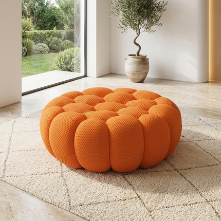 Solenza Bubble | 3-Seat Modular Sofa + Ottoman | 3D-Knitted Fabric
