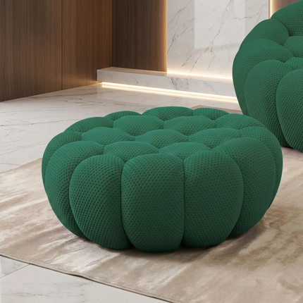 Solenza Bubble | 3-Seat Modular Sofa + Ottoman | 3D-Knitted Fabric