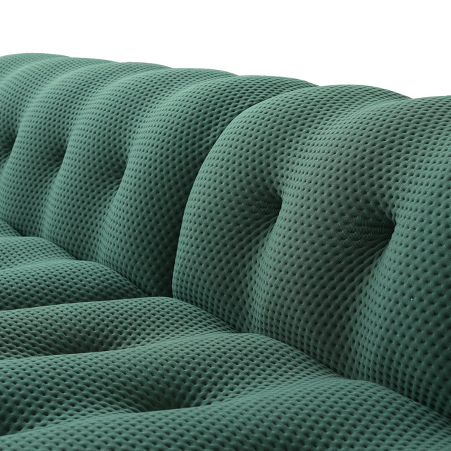 Solenza Bubble Horizon | 87" 2-3 Seater 3D-Knitted Sectional Sofa