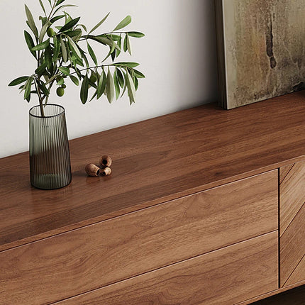 Solenza Essenza | 70" Mid-Century Minimalist Wood TV Stand