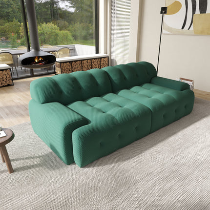Solenza Bubble Horizon | 87" 2-3 Seater 3D-Knitted Sectional Sofa