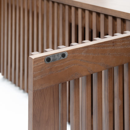 Riflessi Minimalist Slatted TV Stand