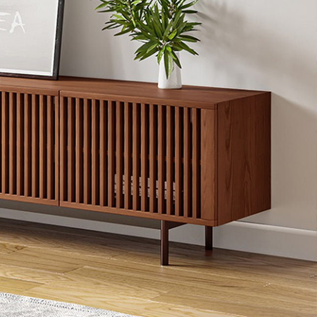 Solenza Legno | Mid-Century Slatted TV Stand | 70"