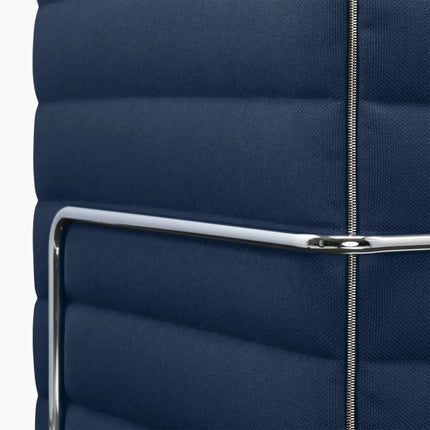 Solenza | Alcove Lowback Sofa | Designer Navy Linen Collection