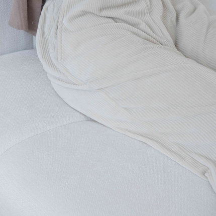 Solenza Elysian | 104" Modular 3-Seater Chaise Sectional | Washable Linen Sofa