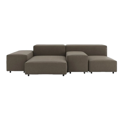 Solenza | Extrasoft Modular Sofa | Designer Linen Cloud Collection