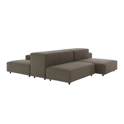 Solenza | Extrasoft Modular Sofa | Designer Linen Cloud Collection