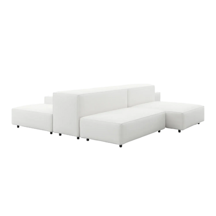 Solenza | Extrasoft Modular Sofa | Designer Linen Cloud Collection
