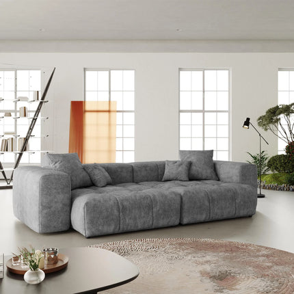 Solenza Elysian | 104" Modular 2-Seater Loveseat | Washable Linen Sofa