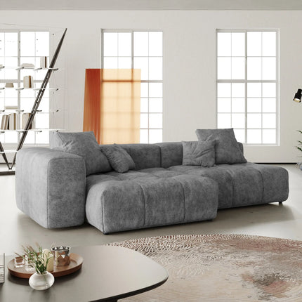 Solenza Elysian | 92" Modular 2-Seater Deep Seat Sectional | Washable Linen Sofa