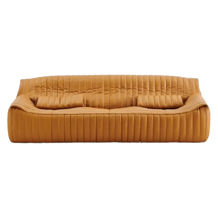 Solenza | Sandra Sofa | Caramel Genuine Leather Edition