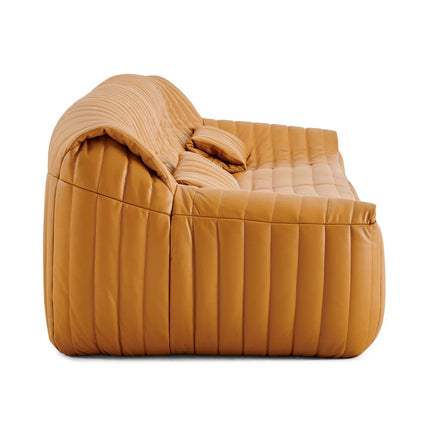 Solenza | Sandra Sofa | Caramel Genuine Leather Edition
