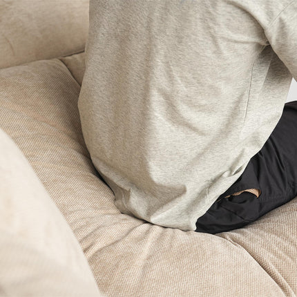 Solenza Casa Nova | 156" 4-Seat + Ottoman Sectional | Washable Linen