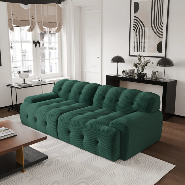 Solenza Bubble Horizon | 87" 2-3 Seater 3D-Knitted Sectional Sofa