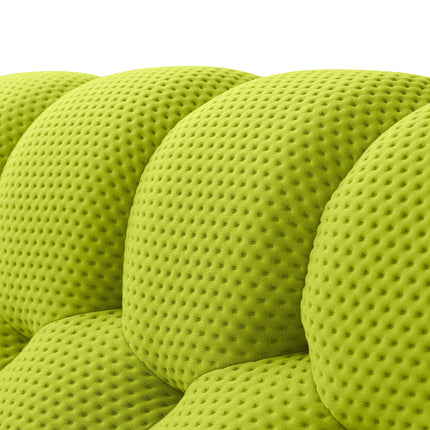 Solenza Bubble | 2-Seat Modular Loveseat + Modular Sofa Chair + Ottoman  | 3D-Knitted Fabric