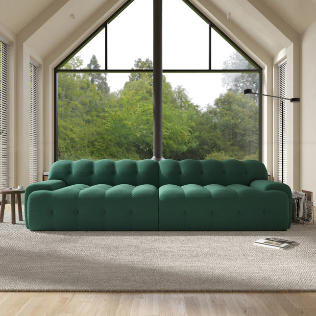 Solenza Bubble Horizon | 102" 4 Seater 3D-Knitted Sectional Sofa