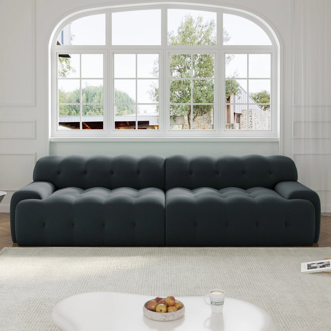 Solenza Bubble Horizon | 102" 4 Seater 3D-Knitted Sectional Sofa