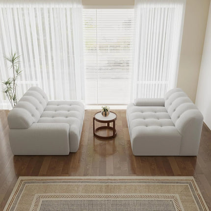 Solenza Bubble Horizon | 102" 4 Seater 3D-Knitted Sectional Sofa